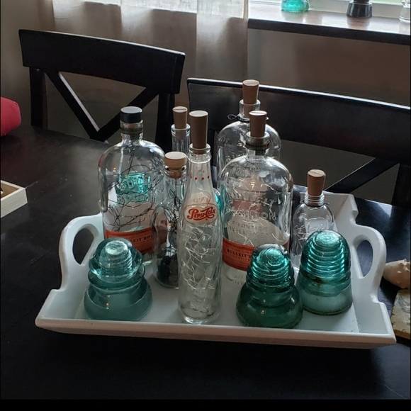 Vintage Pepsi bottle with red fitted string lights - Picture 6 of 7